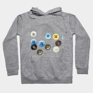 So much buttons Hoodie